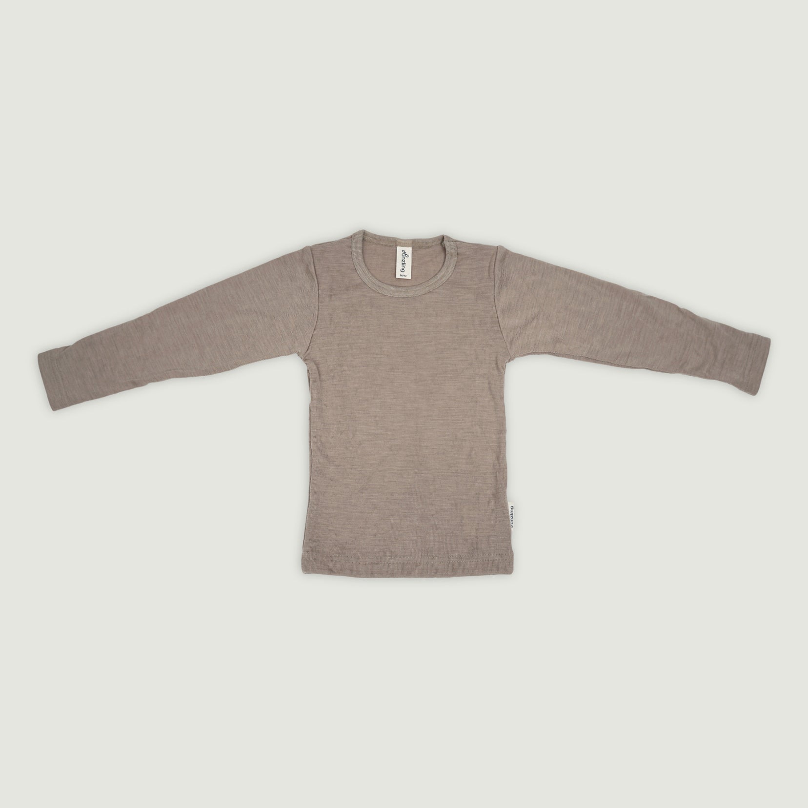 Merinowolle Shirt | Taupe