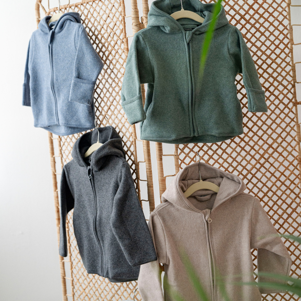 Fleece Jacke (aus Bio-Baumwolle)