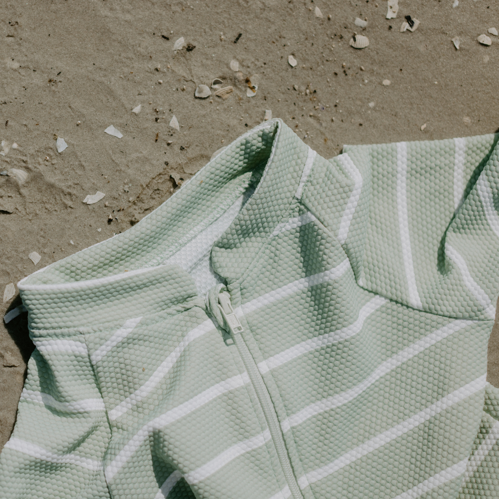 UV Anzug | Sage stripes