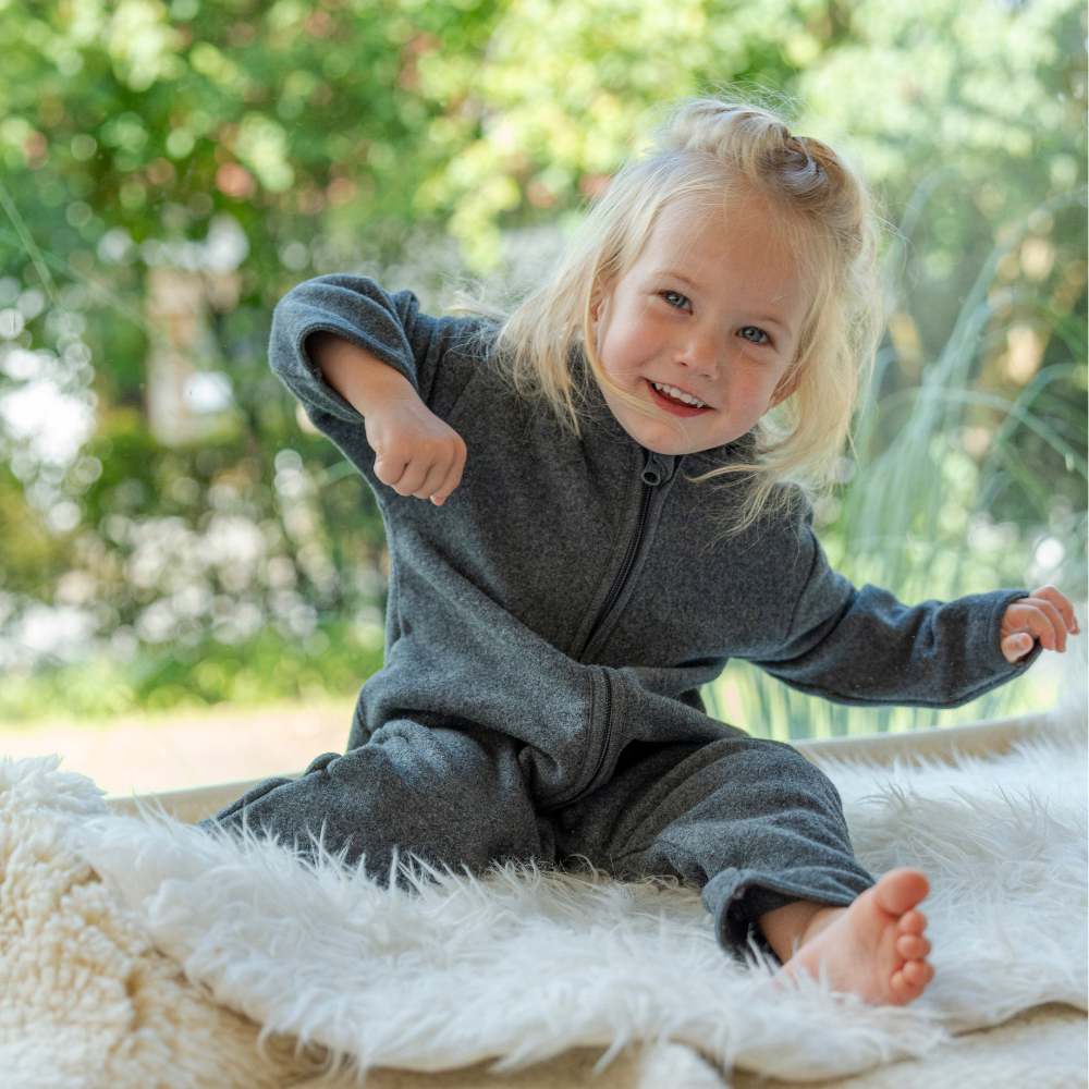 Fleece Jacke (aus Bio-Baumwolle)