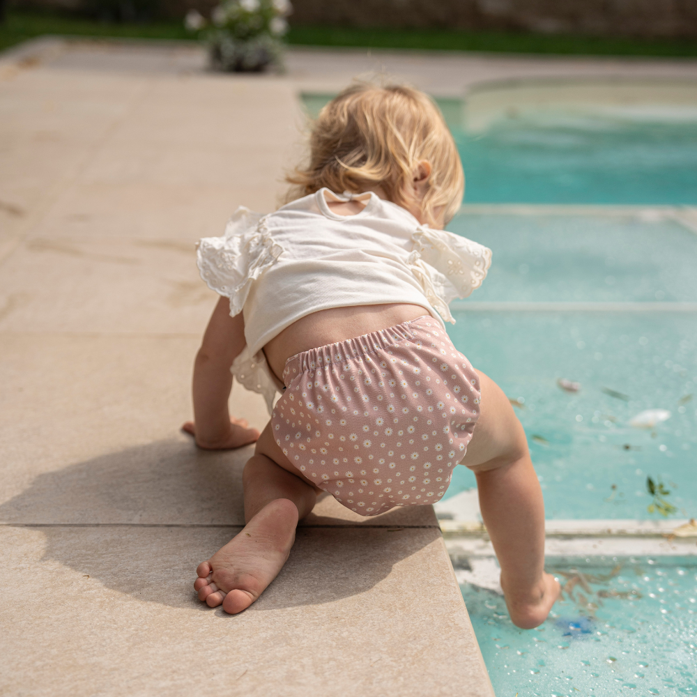 Überhose Newborn | Daisy blush