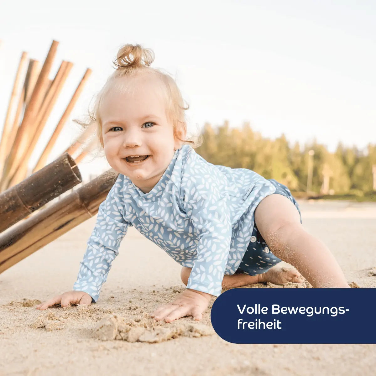 UV Kleidung Baby | UV Standard 801 | langarm & UPF 50 | Hinzling